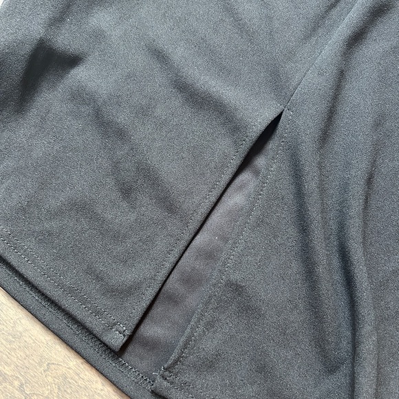 Gothic Mesh Pencil Dress with Long Sleeves in Black - Picture 9 of 10